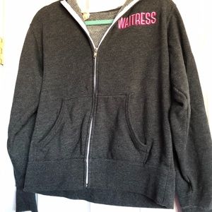Waitress the musical hooded jacket